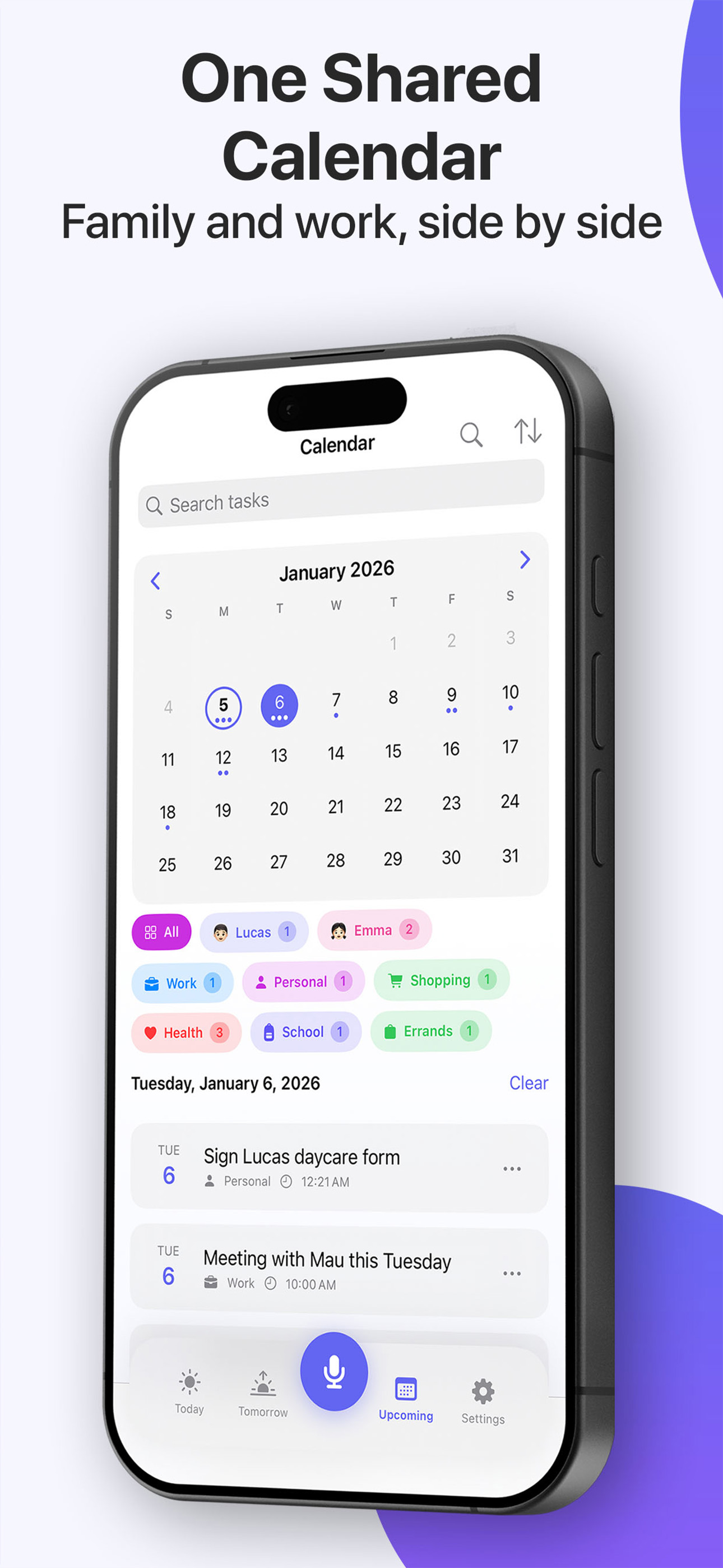 TomorrowVoice Today view